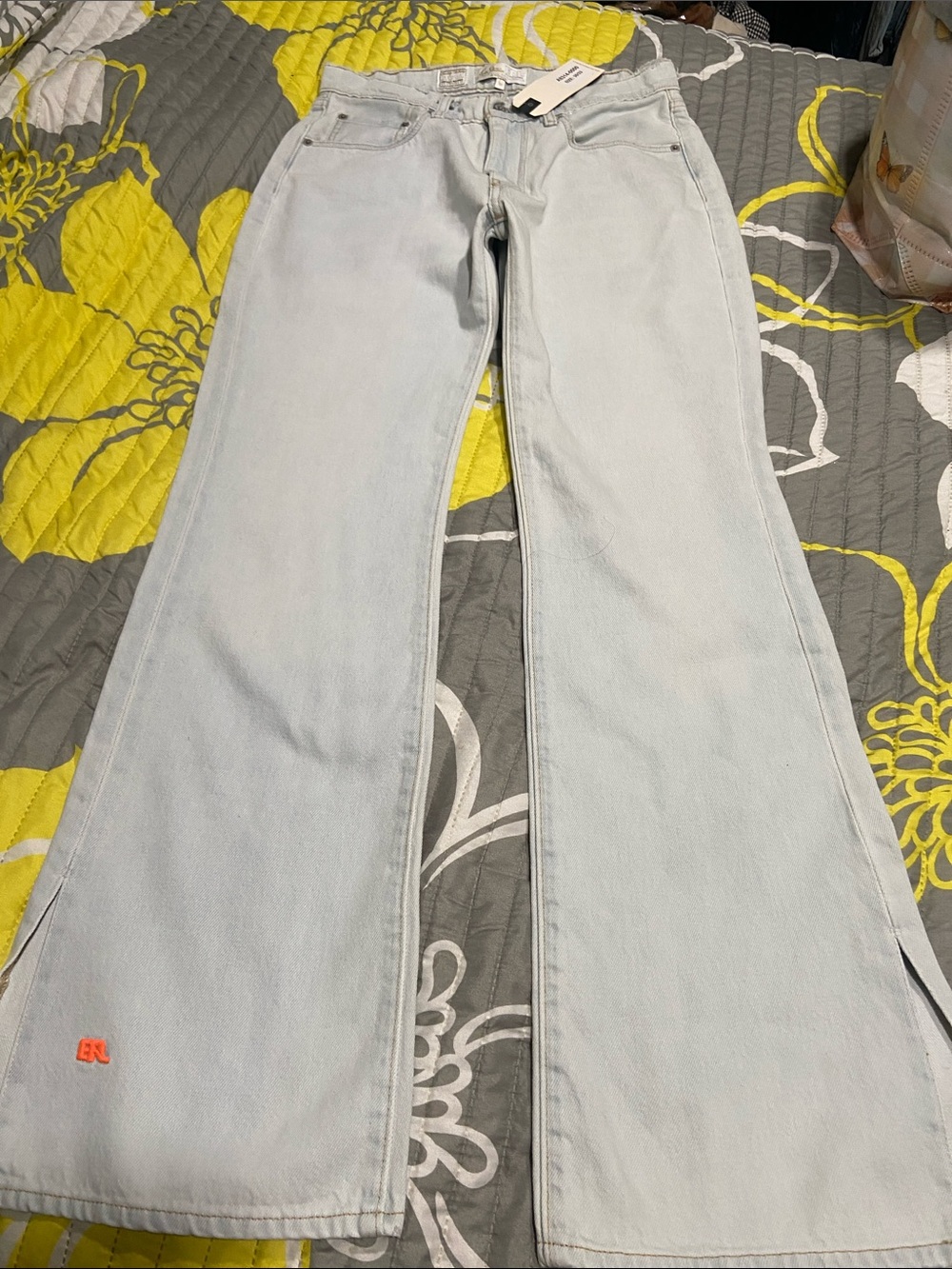 Unisex Levi's® x ERL 501® Split-Leg Jeans from their Fall 2023 collaborative cap